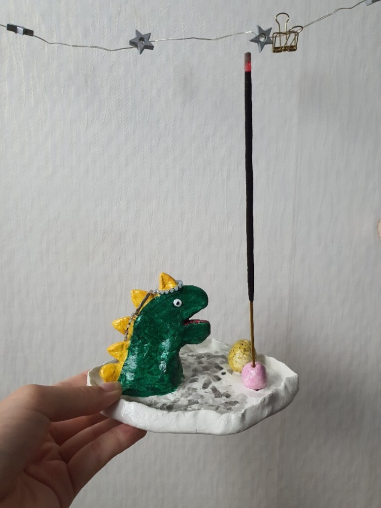 다이소 재료 인센스 홀더 만들기 6