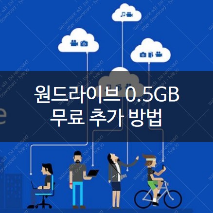  원드라이브 0.5GB 무료 추가 방법