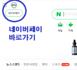네이버페이 접속