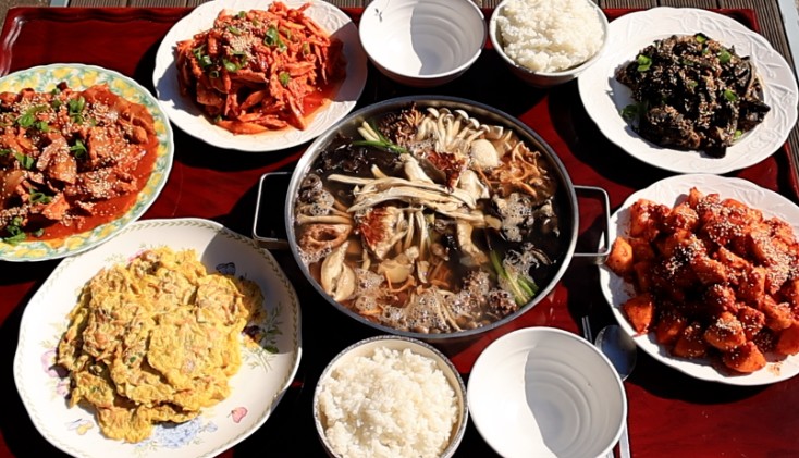 버섯요리-초무침-전골-불고기