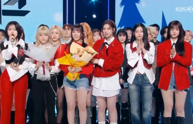 엔믹스, 신곡 '대시'로 일냈다...JD1 꺾고 '뮤직뱅크' 첫 1위