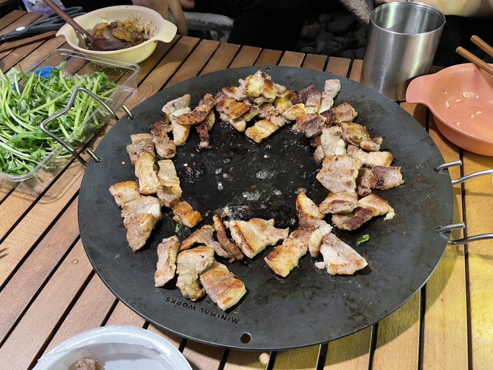 / 쩝쩝박사님들과 신나는 먹부림 [캠핑기록] 수주팔봉 노지캠핑 58