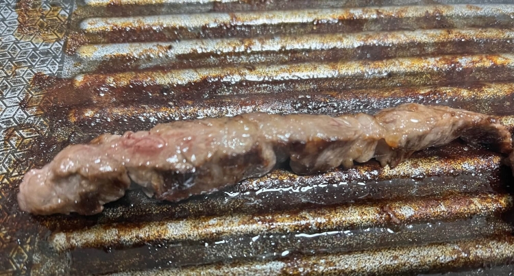 물고기를 닮은 갈비살 사진