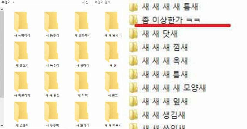  윈도우에서 '새폴더'계속 만들면 어떻게 될까?