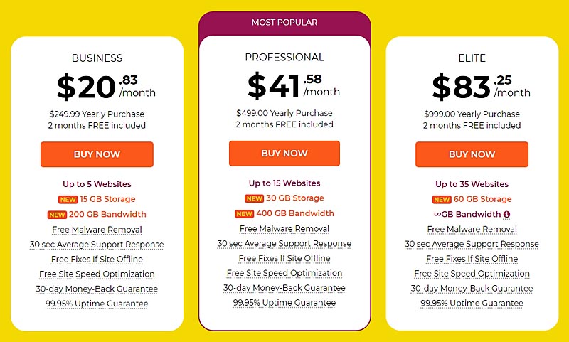 wpx-호스팅-3가지요금제