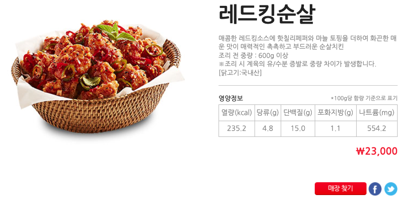 BHC치킨메뉴가격 및 2024년 최신