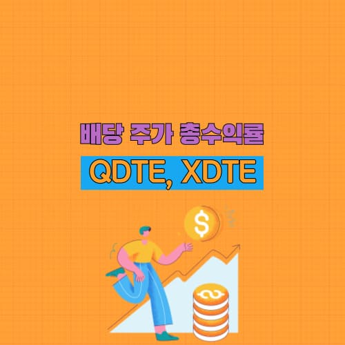 QDTE XDTE 배당 주가 총수익률