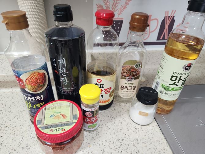 맛있는-묵은지-닭볶음탕-만들기-레시피-양념장-재료