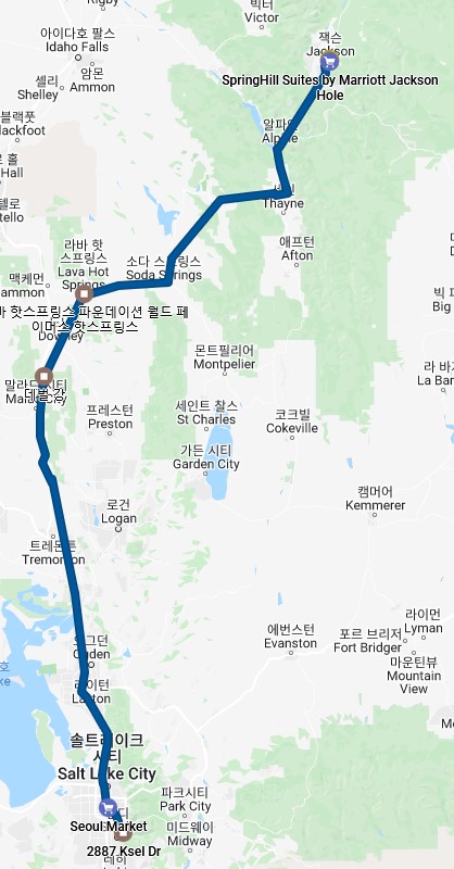 미국 서부여행 14일 - 라바 핫 스프링스 온천, 와이오밍 잭슨 관광 미국 서부여행 14일 - 라바 핫 스프링스 온천, 와이오밍 잭슨 관광