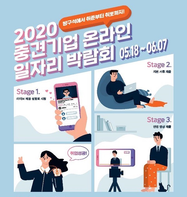  [알면좋다]취준생을 위한 2020 중견기업 온라인 일자리 박람회 개최!(참여방법, 참여기업, 직감 앱)
