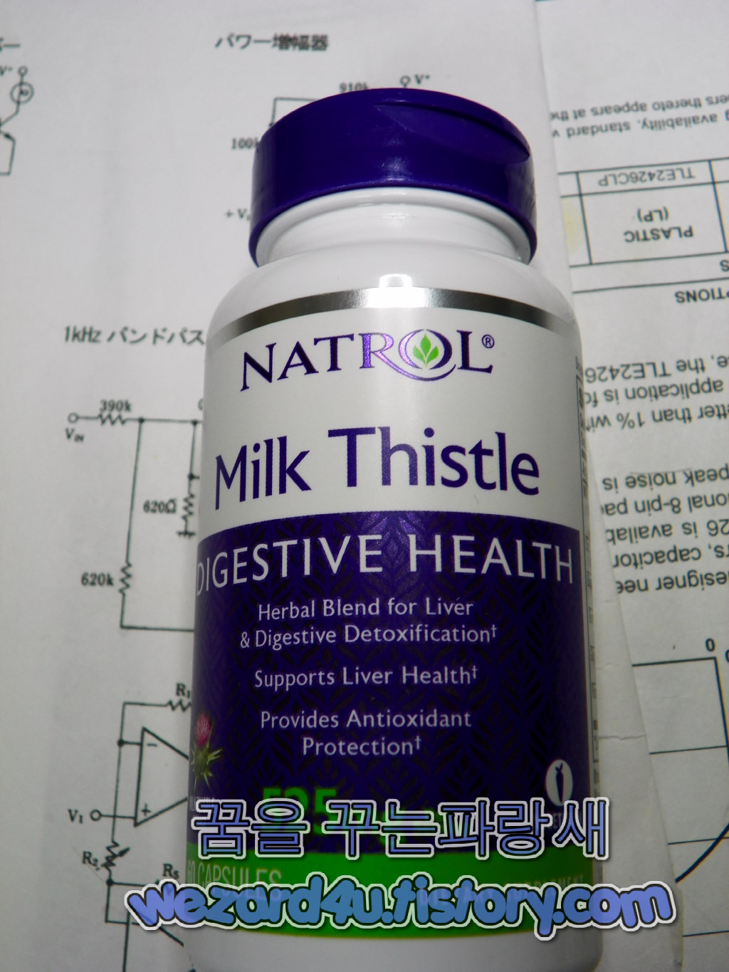 Natrol 밀크시슬 262.5 mg 캡슐 60정