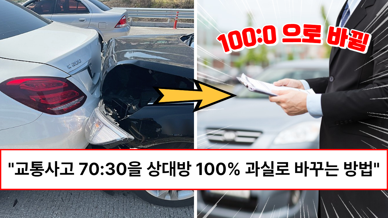 “이렇게 안하면 99% 호구당합니다” 100:0 교통사고가 일어났을 때 똑똑하고 현명하게 대처하는 방법 “이렇게 안하면 99% 호구당합니다” 100:0 교통사고가 일어났을 때 똑똑하고 현명하게 대처하는 방법
