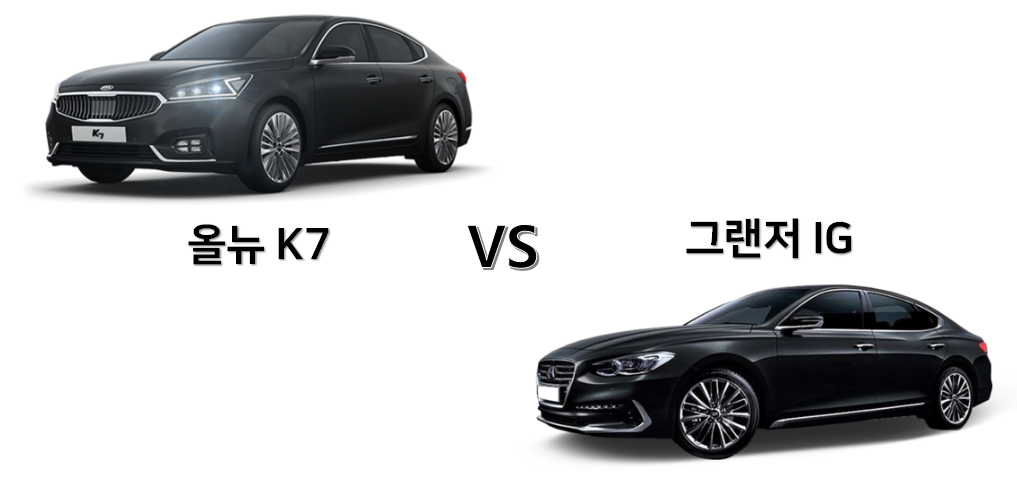  중고차 구매 예정/ 어떤 차를 살까 / 기아 올뉴 K7 vs 현재 그랜저 IG