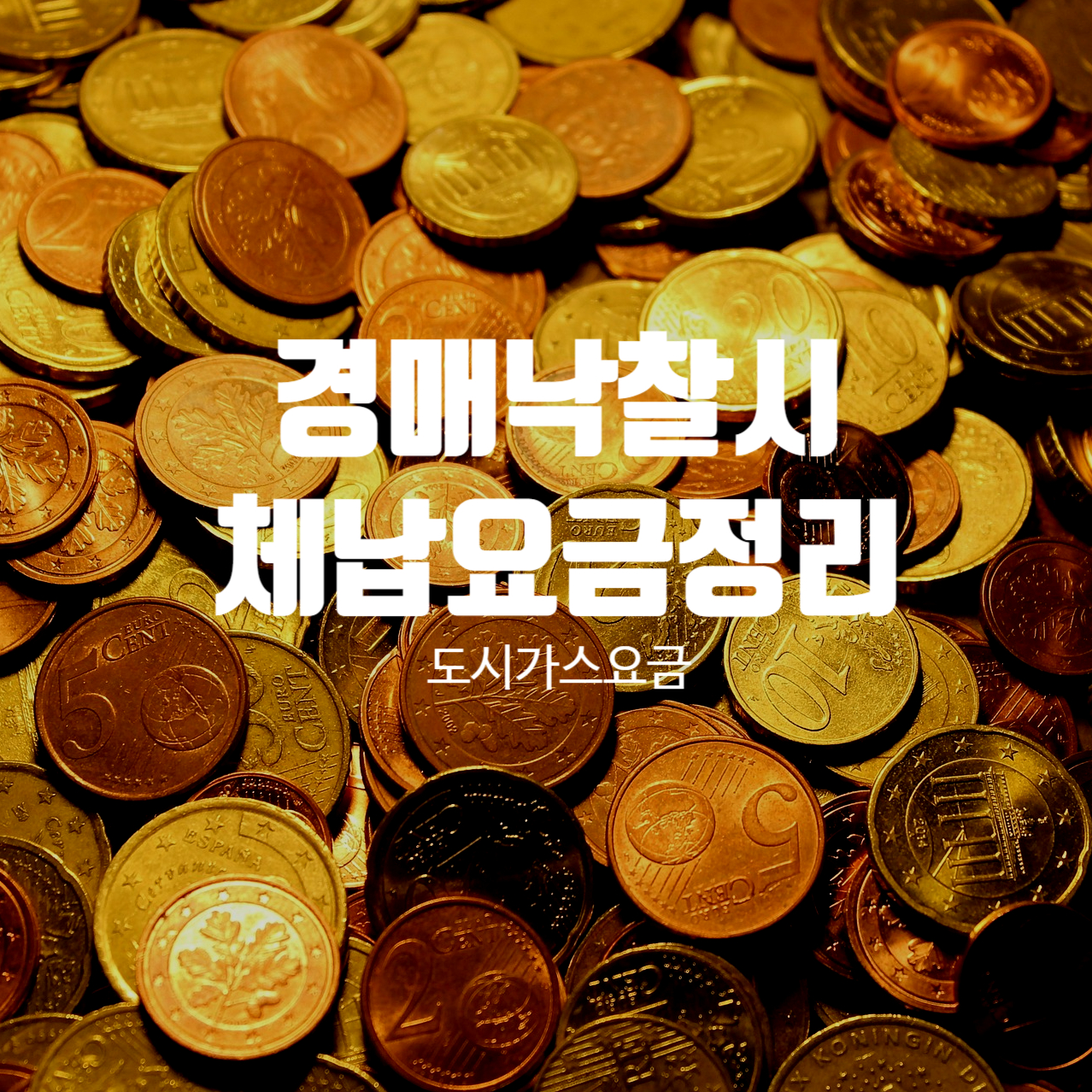  경매낙찰시 체납요금 정리