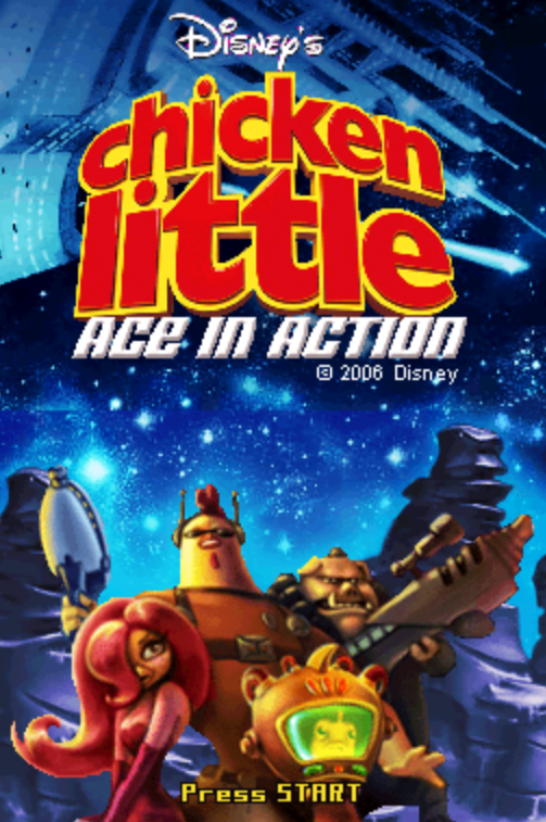  (NDS / USA) Chicken Little Ace in Action - 닌텐도 DS 북미판 게임 롬파일 다운로드