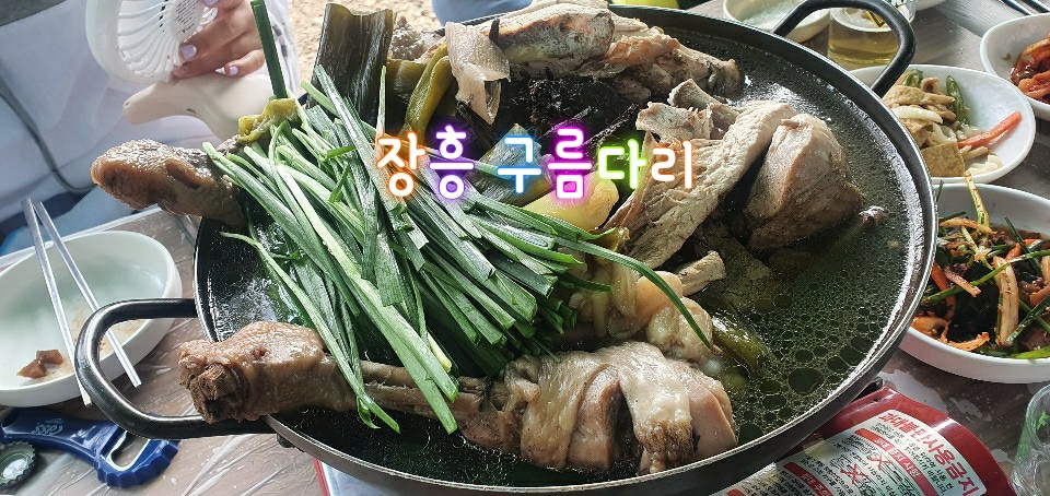  서울근교 가볼만한곳 야외에서 즐기는 장흥유원지 맛집 구름다리계곡