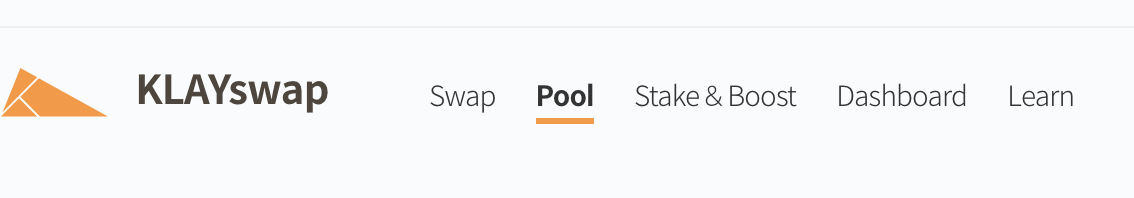 메뉴에서 Pool 선택