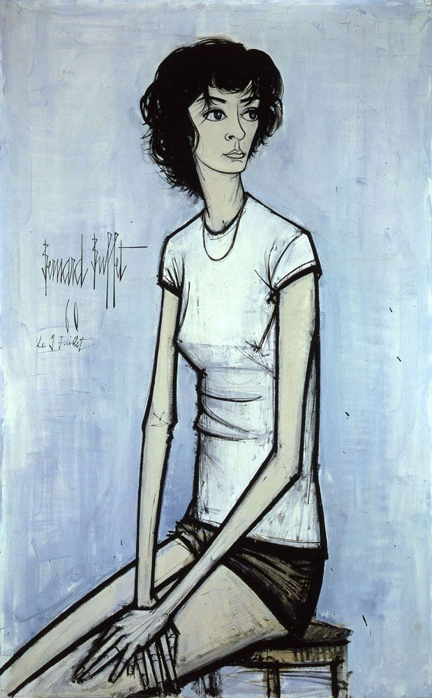 베르나르 뷔페(Bernard Buffet), 프랑스, 화가, 1928-1999