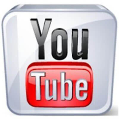 입체적인 유튜브 로고