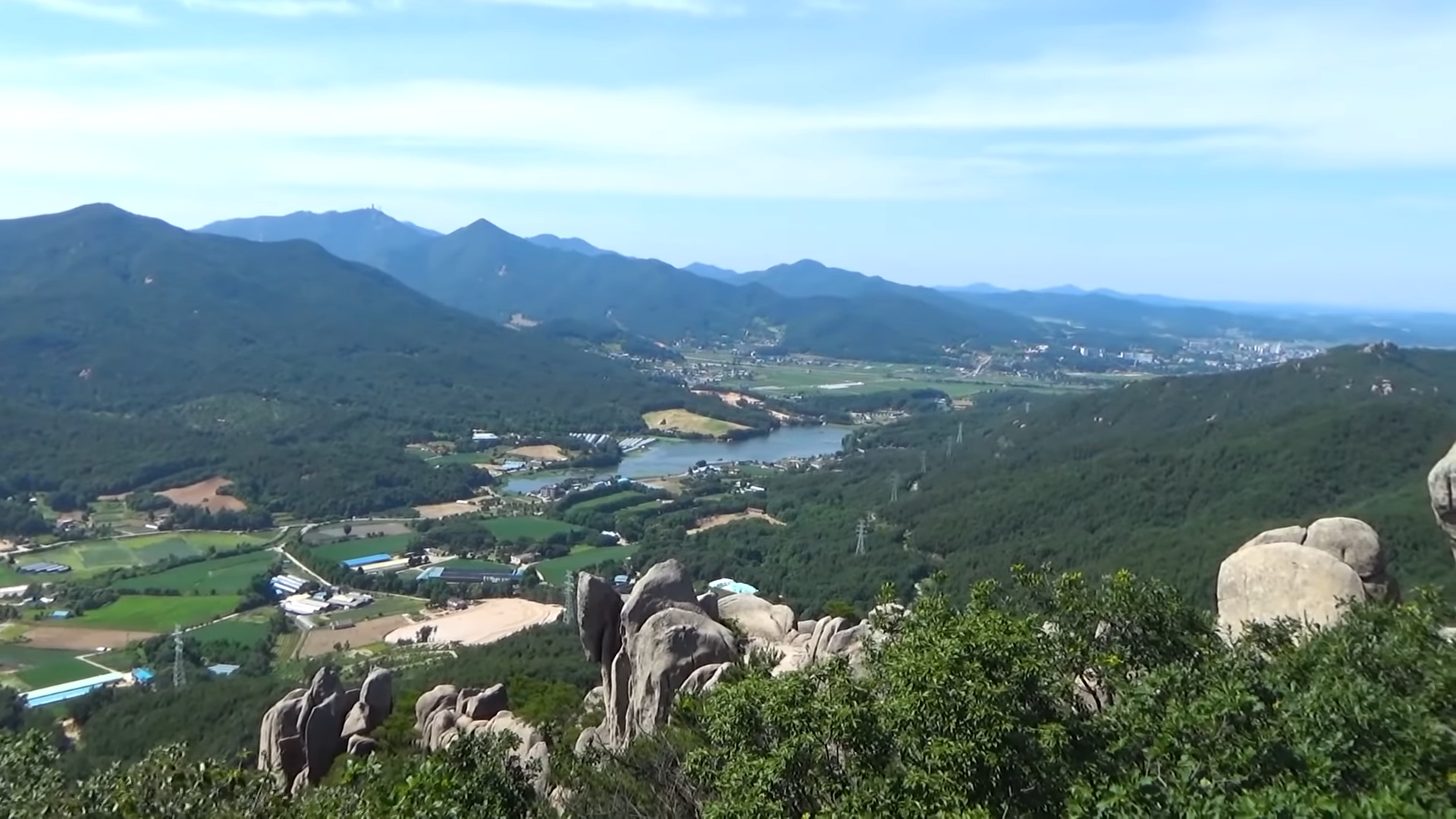 충남홍성 용봉산 정상뷰