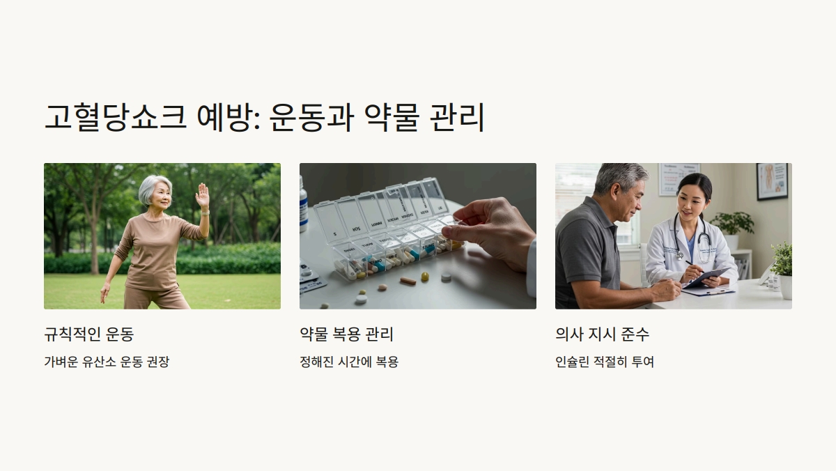 고혈당쇼크 위험성