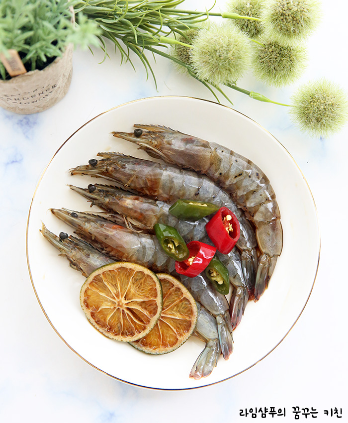 생새우 새우손질 흰다리새우 요리 22