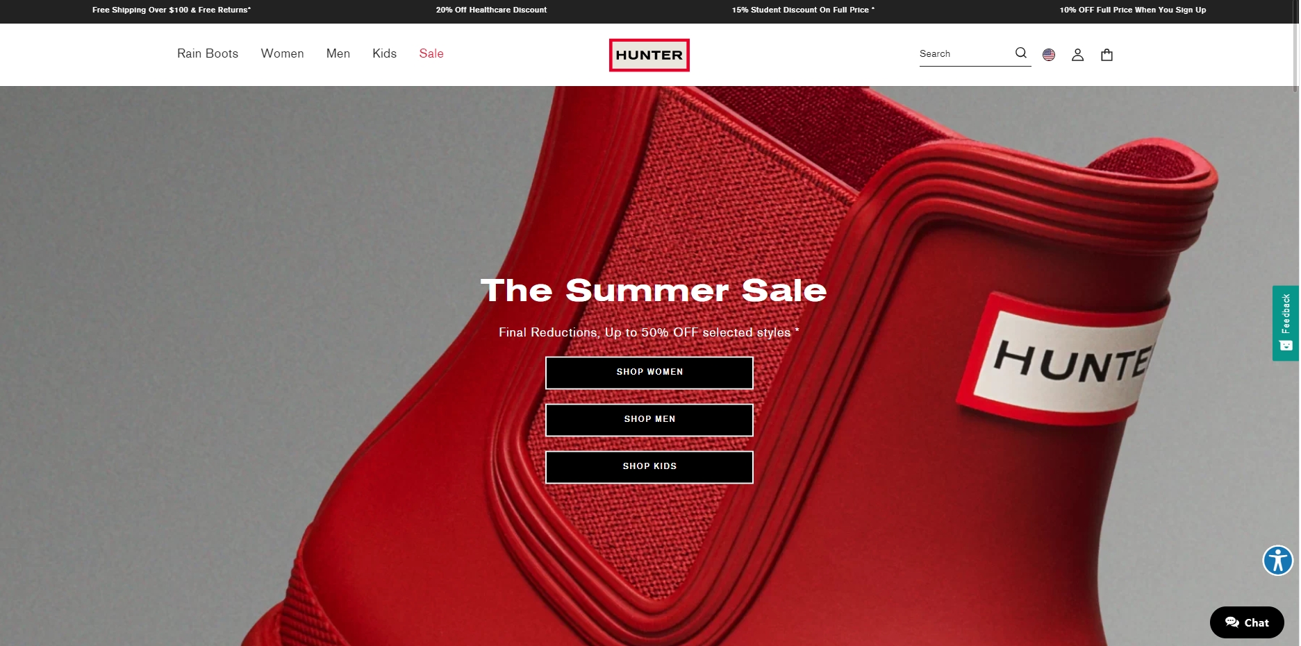  hunterboots 헌터부츠 미국 공홈 SUMMER SALE 최대 50프로 세일 할인코드 헌터레인부츠 헌터키즈레인부츠 헌터레인부츠톨 헌터레인부츠남성