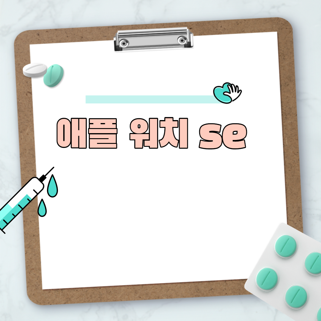  애플 워치 se