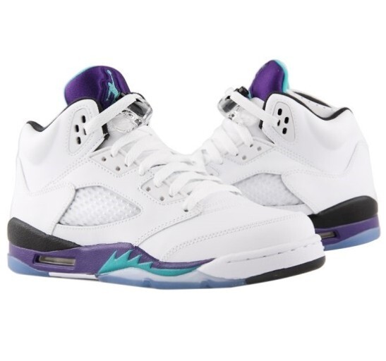  - '섬세한 퀄리티' 조던 5 레트로 그레이프 2013  [Jordan 5 Retro Grape 2013]
