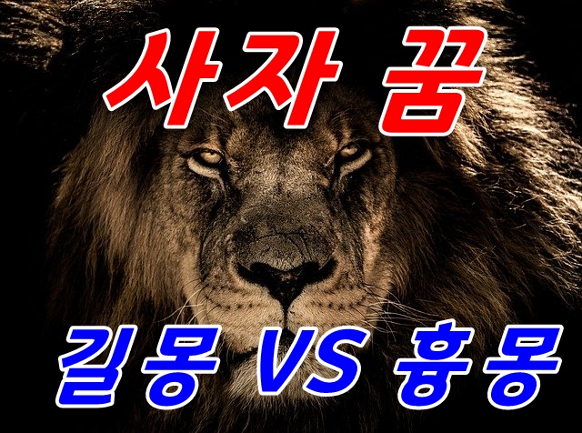  사자꿈의 의미는?