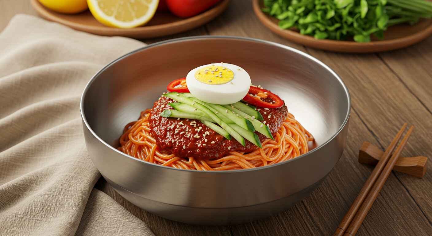 Korean Spicy Cold Noodles
