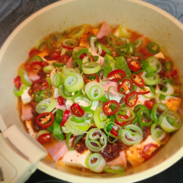  백종원 스팸두부찌개 초간단 레시피