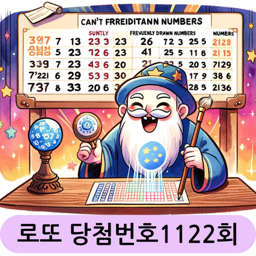 로또 당첨번호 1122회