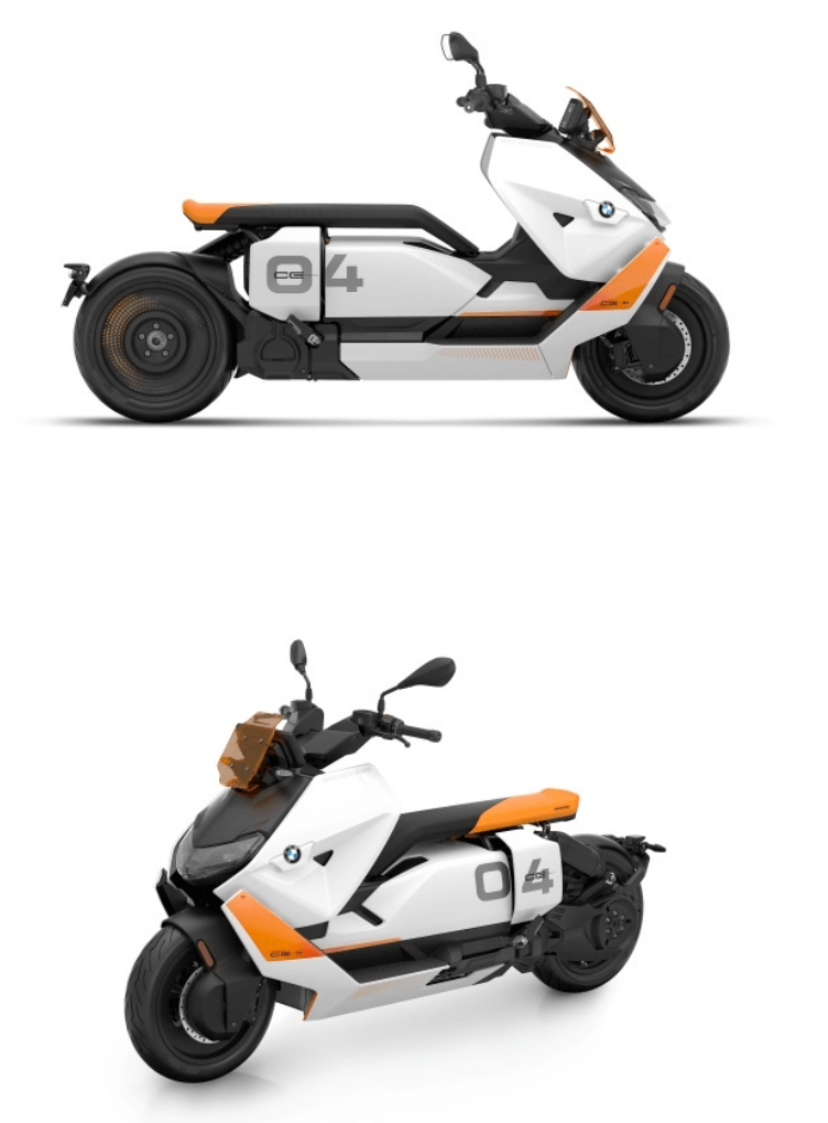 BMW 전기 오토바이 CE04 디자인