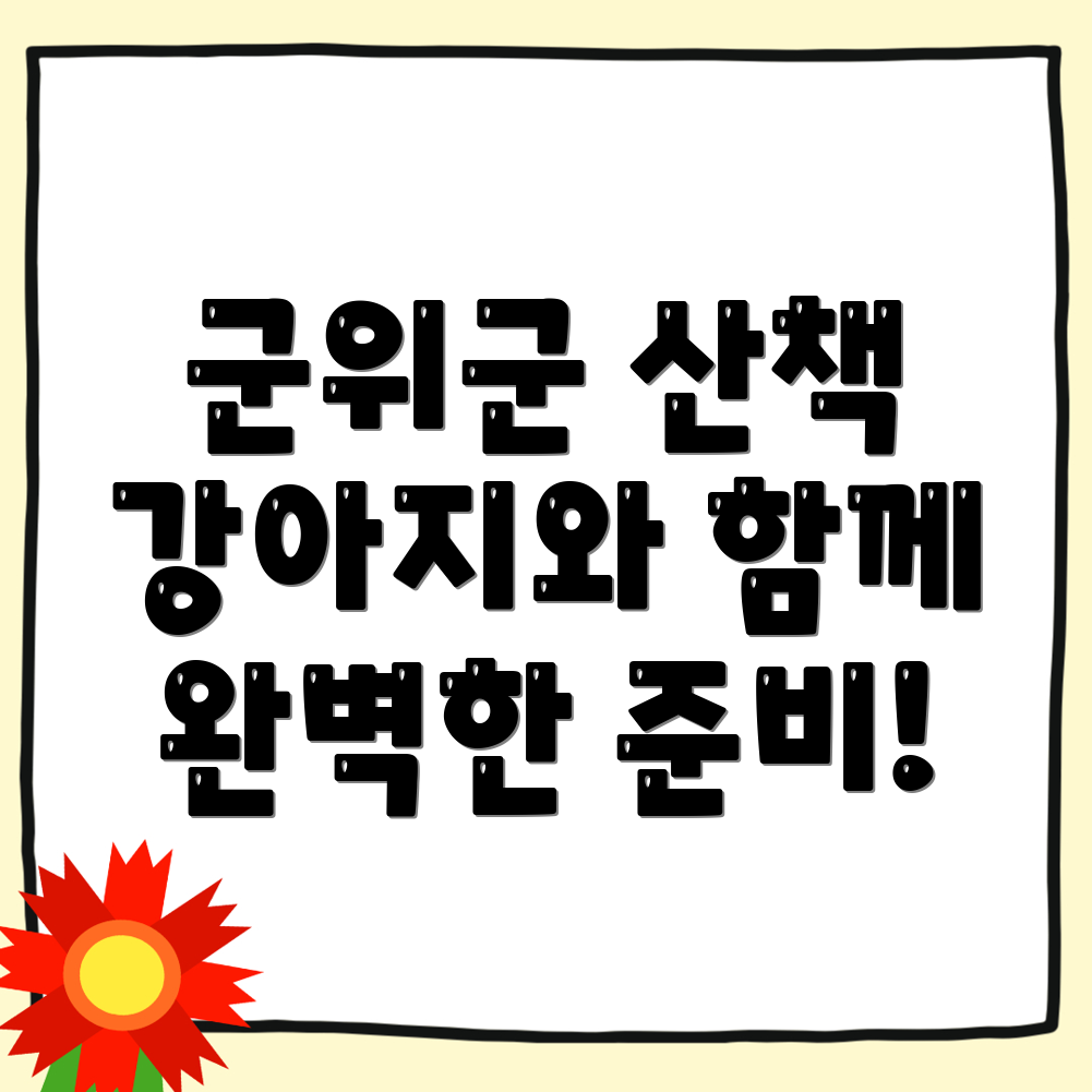 강아지 산책