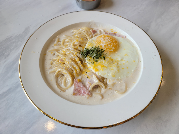 금왕맛집 올리브 베이컨 크림 파스타