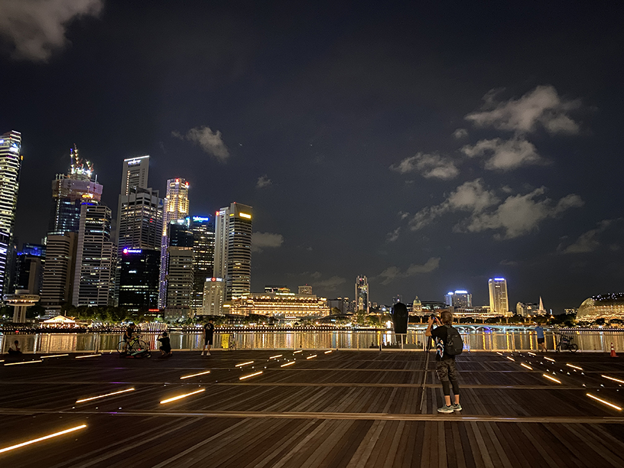 싱가포르 랜드마크가 모여있는 금융가
