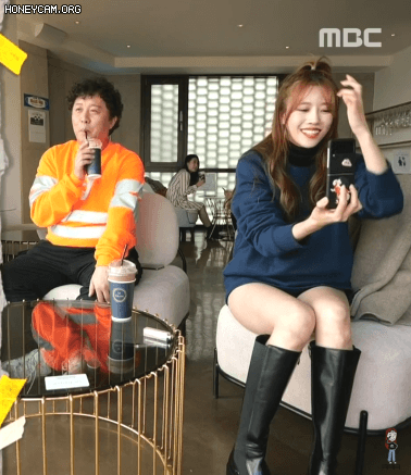 [연예] [움짤]         [러블리즈] 개 귀여운 이미주 ...... 놀면 뭐하니? -  와이드섬