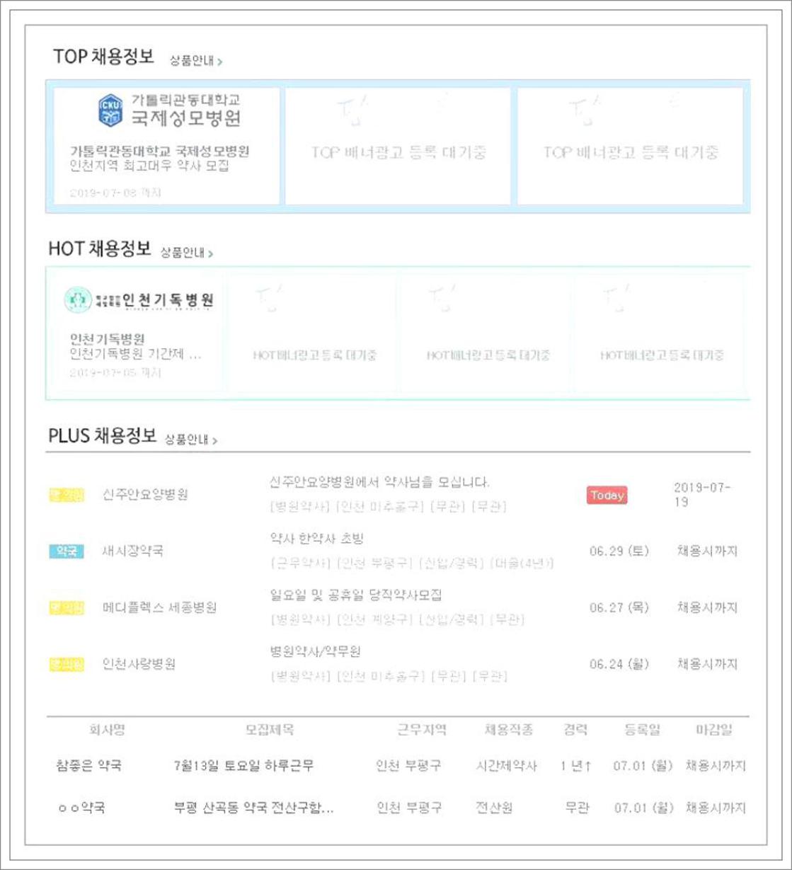 데일리팜 구인구직