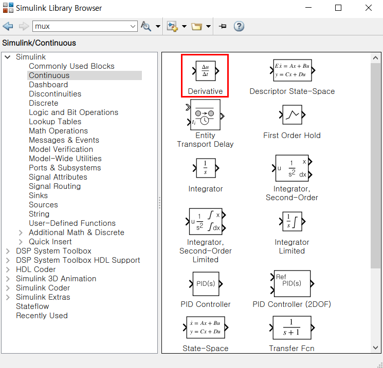 Matlab simulink library browser