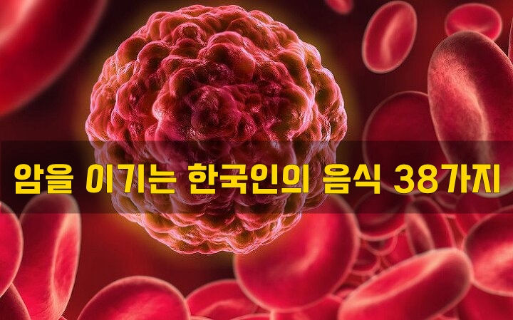  암을 이기는 한국인의 음식 38가지
