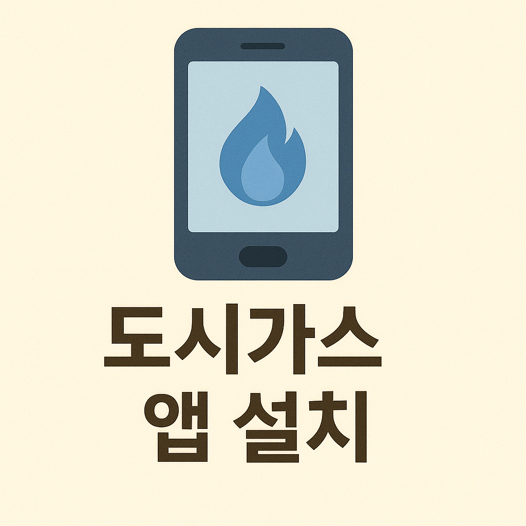 도시가스 앱 다운 받기