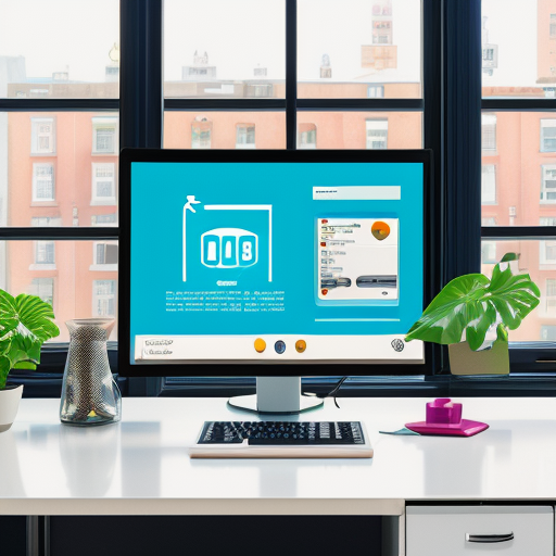 Urban Loft Workspace with AI Tools for E-Commerce