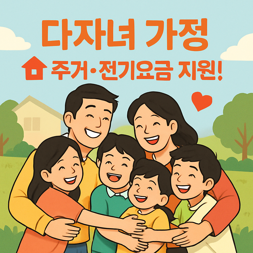 행복한 다자녀 가정 만들기! 주거부터 전기요금까지, 실질적인 지원 정책 파헤치기