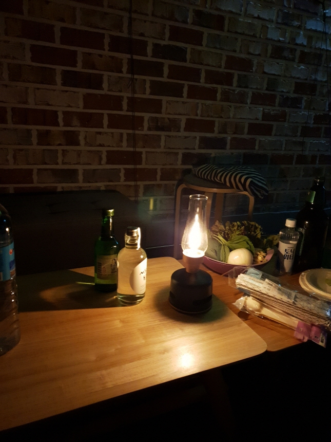 모리모리 LED 램프 스피커 사진