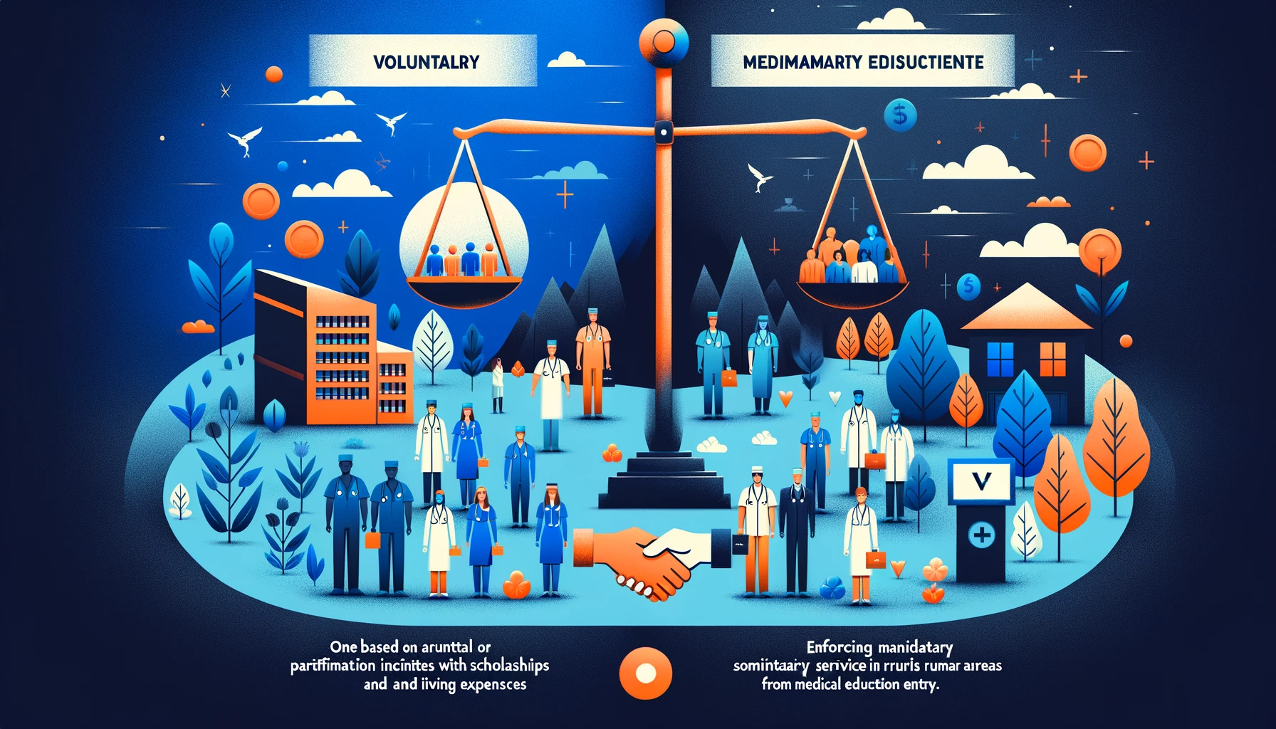 Policy Contrast: Choice vs Obligation