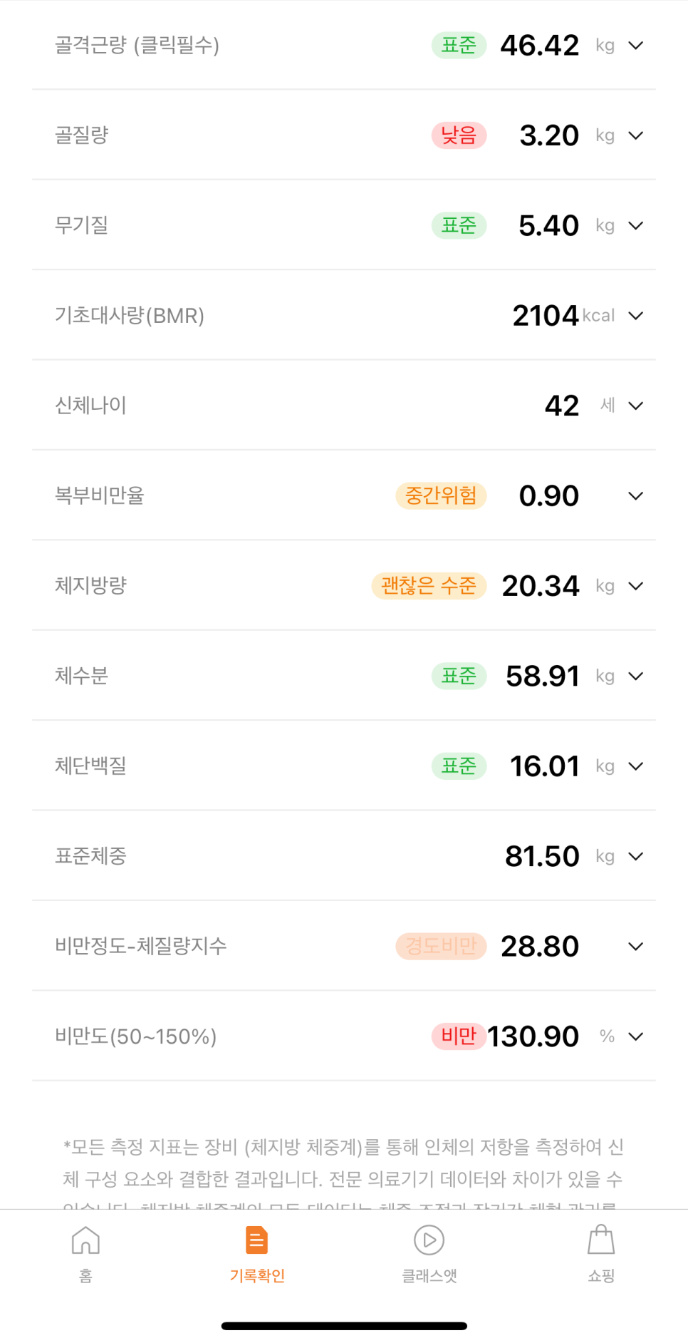 TX 측정 데이터 전송