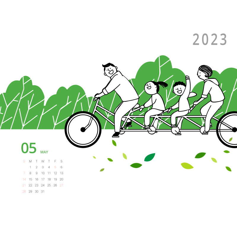 2023년 달력 무료 다운로드 카카오톡 톡캘린더
