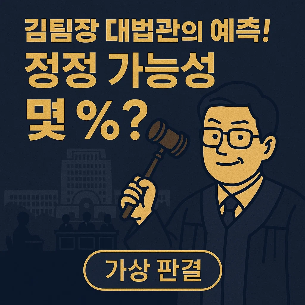 김팀장 대법관의 정정 가능성 예측 썸네일 이미지