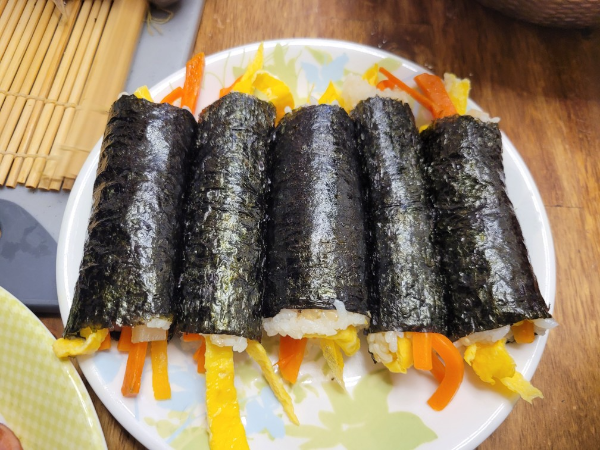 현미 미니 김밥 만들기